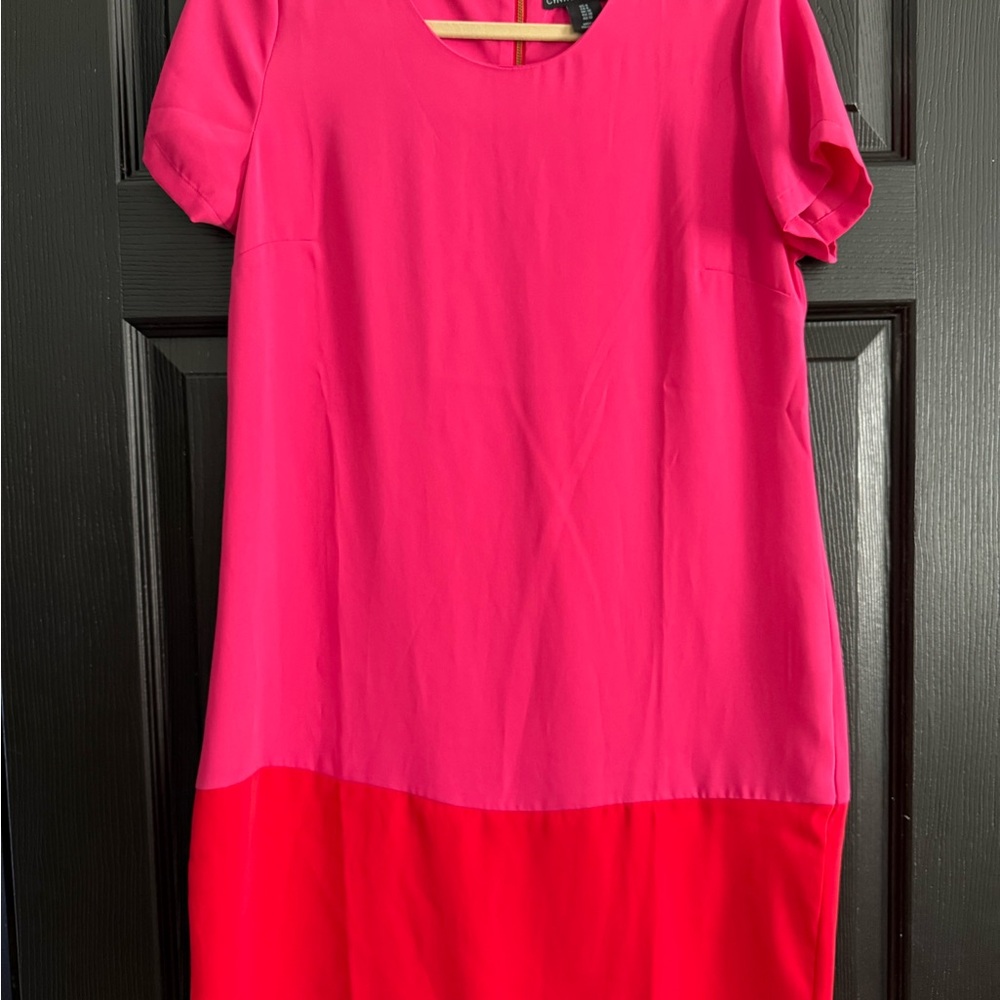 Cynthia Rowley Pink and Red Mini Dress